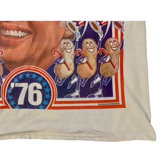 70s Jimmy Carter Campaign Shirt | RARE 1976 Graphic - Picture 5 of 8